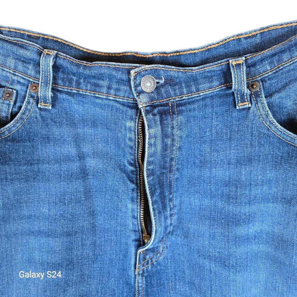 Levi Strauss 505 Jeans‎ W40 L32 Blue Denim Straight Fit Zip Fly